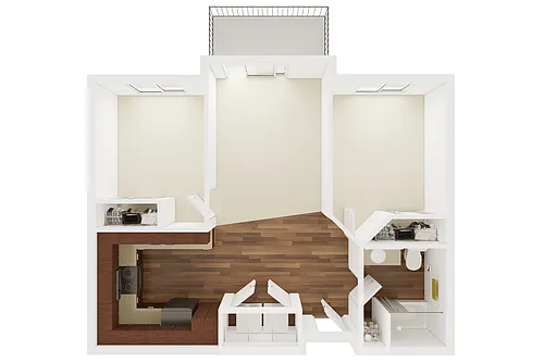 Floor plan Two Bedroom