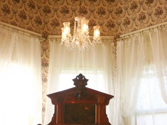 The Master Suite with Fireplace and walk in closet