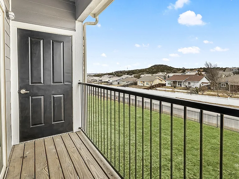 Private balconies with every apartment home