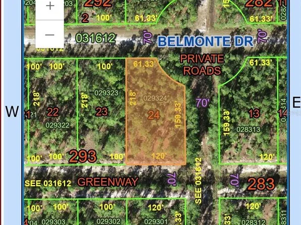 0 BELMONTE DRIVE LOT 24, INDIAN LAKE ESTATES, FL 33855