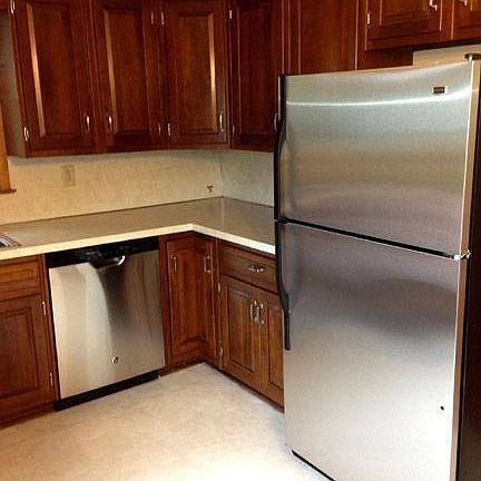 Brand new frig & dishwasher
