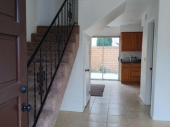 Front door to the kitchen