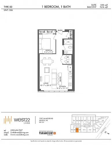 Floor plan 306