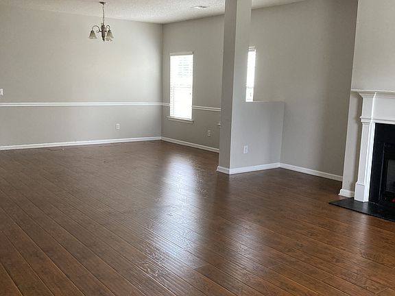 Open dining room/living room space
