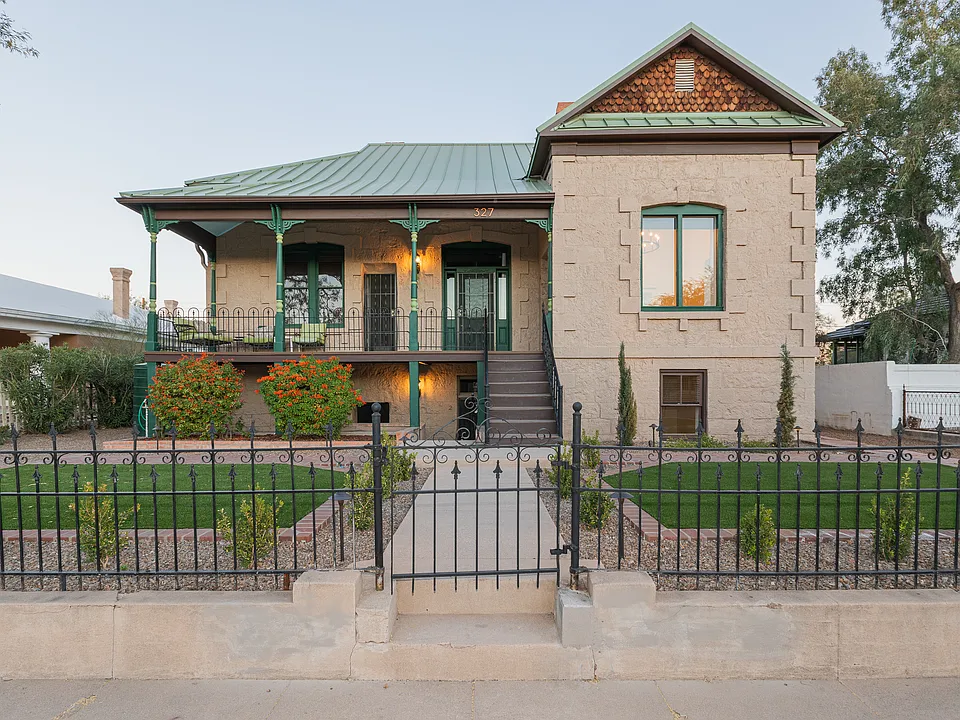 Exterior front.