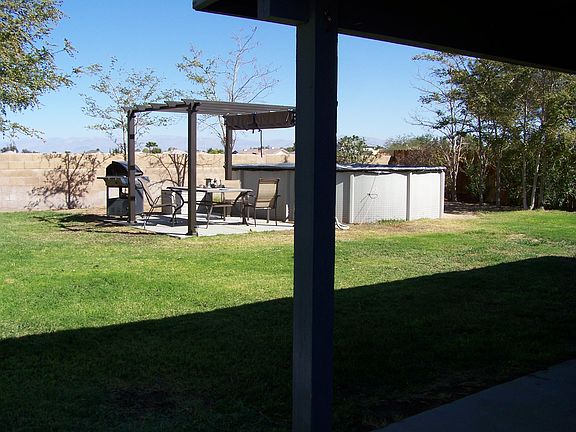 Large backyard with new pool