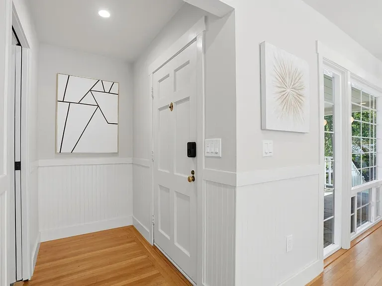 Welcoming entry with contemporary finishes