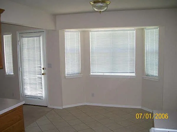 Kitchen Nook with bay windows for dining