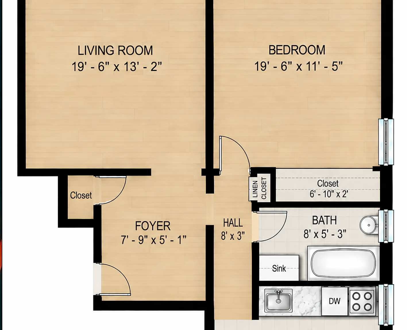 1 bed, 750 sqft, $2,650 — Photo 3