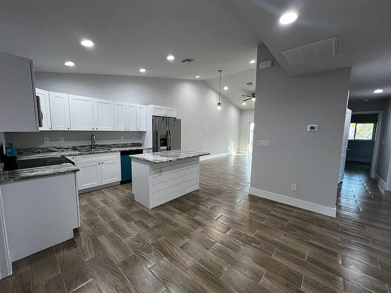 Kitchen & living room