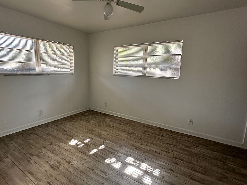 Wood floors in bedroom