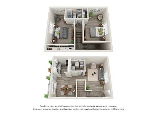 Floor plan Chestnut (Upgraded)