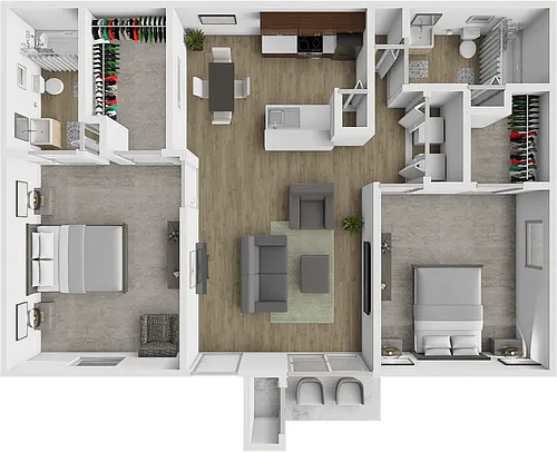 Floor plan Crape Myrtle