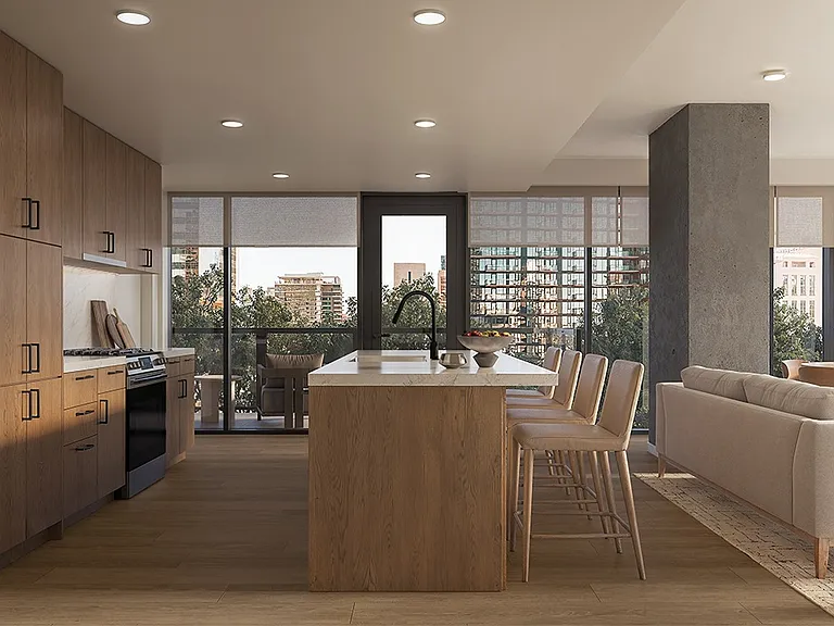 Two-Bedroom Kitchen - The Torrey