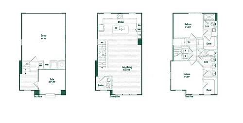 Floor plan TH2A