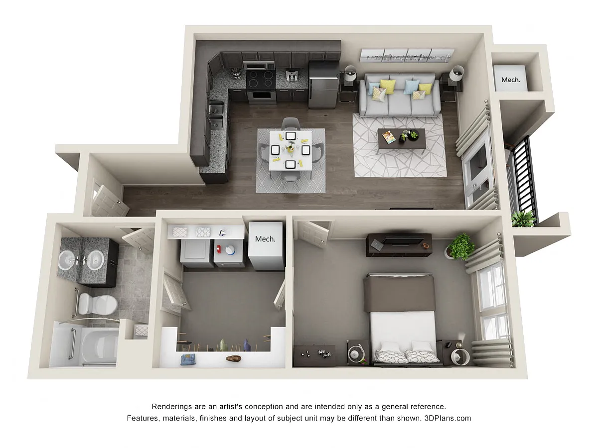 Floor plan A1A