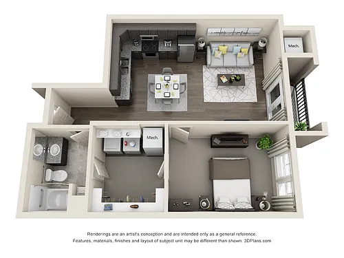 Floor plan A1A
