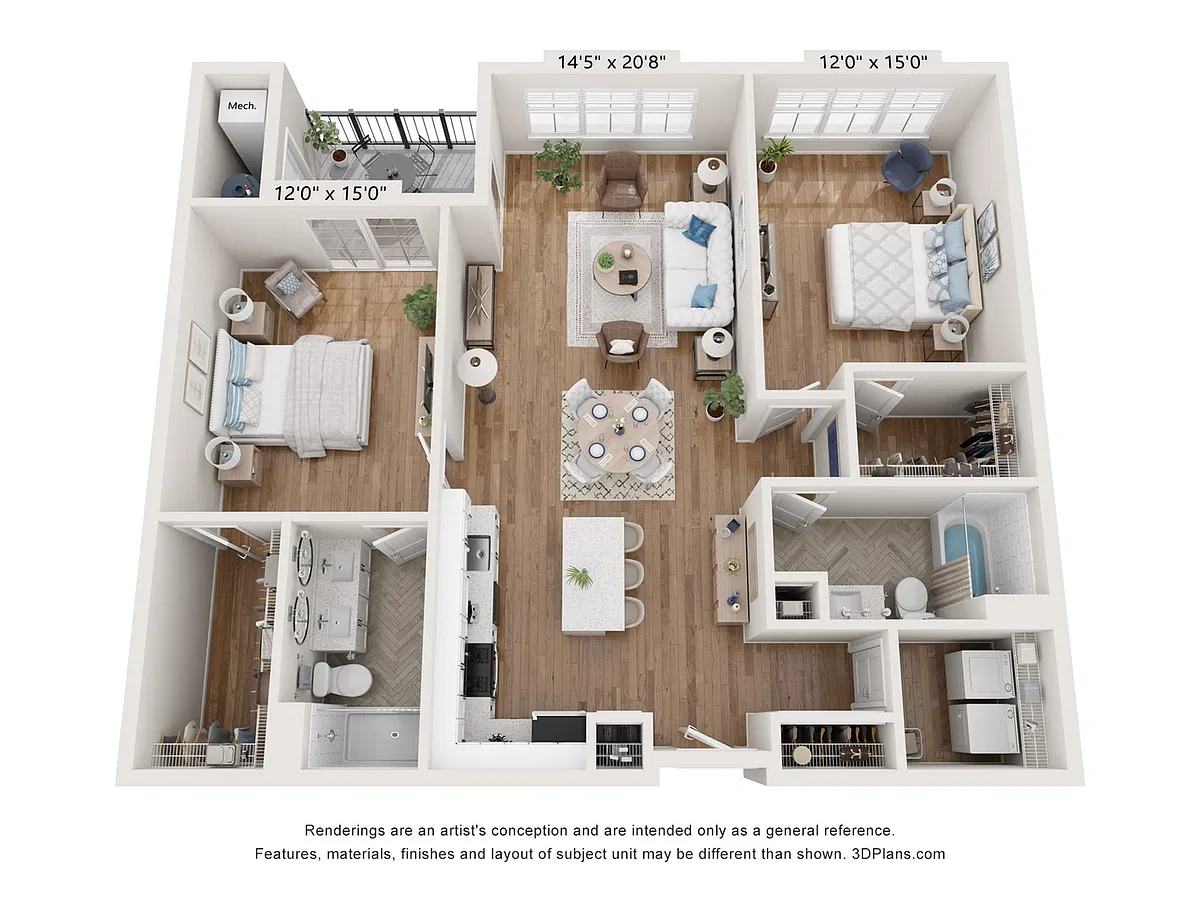 Floor plan 2B