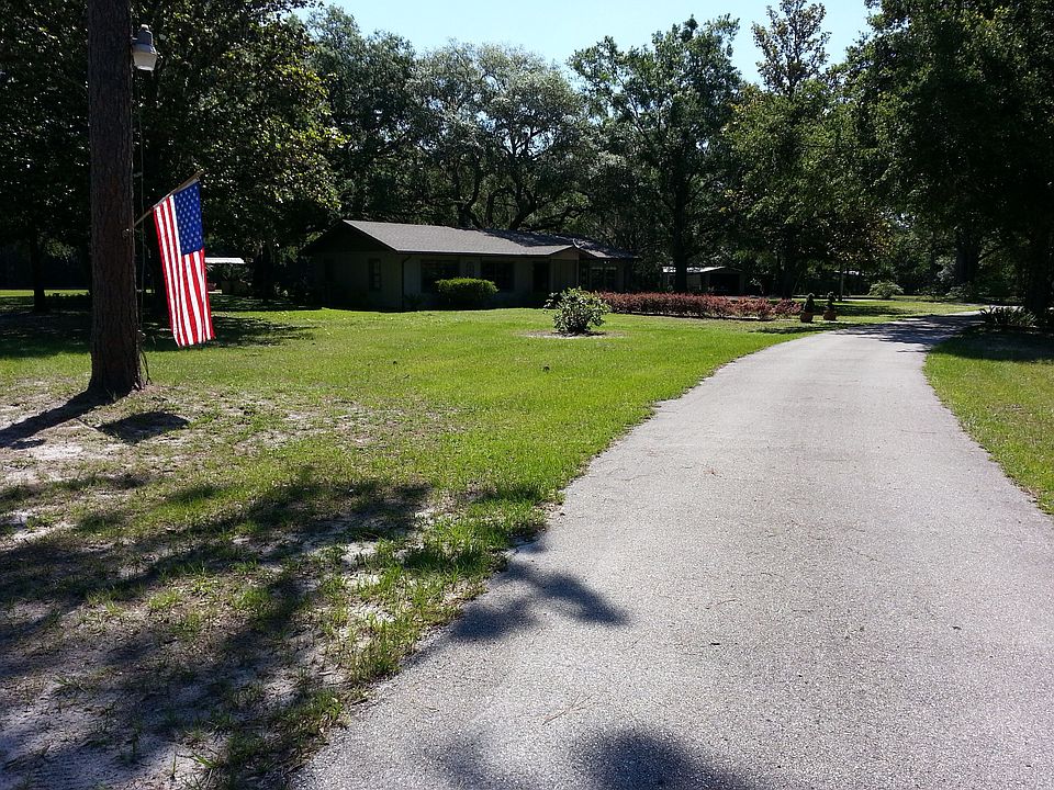 Driveway to main home