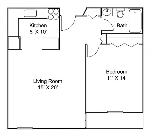 Floor plan Rosebrook