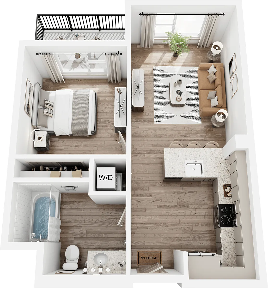 Floor plan A1
