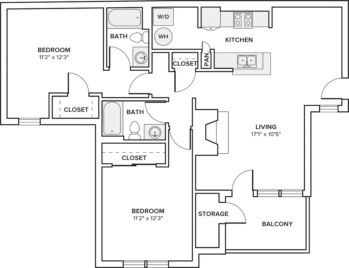 Floor plan B01 Renovated