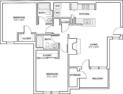 Floor plan B01 Renovated