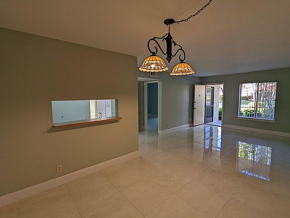 Living/dining area.