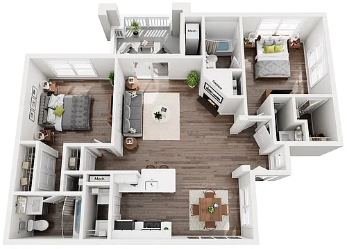 Floor plan Camelot Renovated
