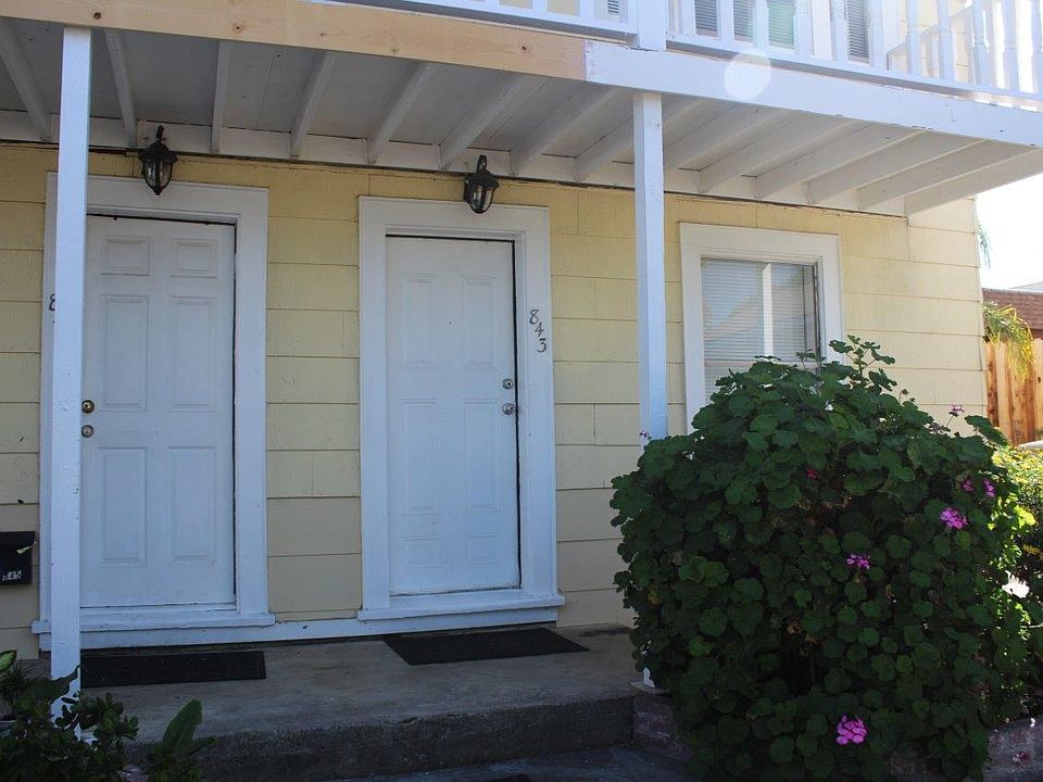 apartment entrance on the right