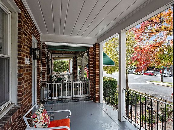 Covered front porch