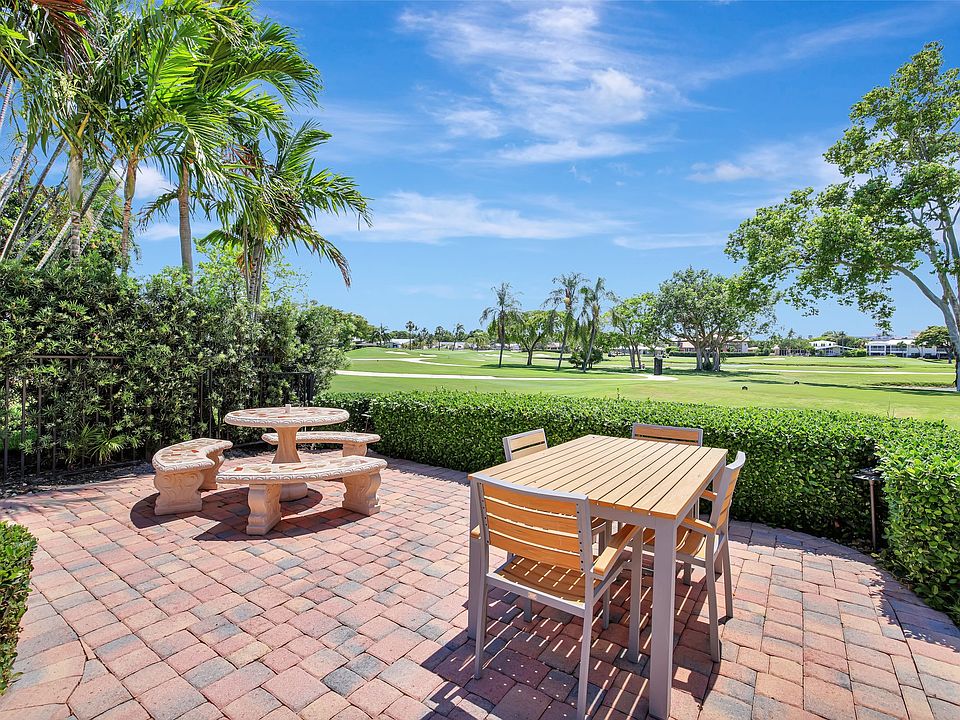 Shared patio area for residents