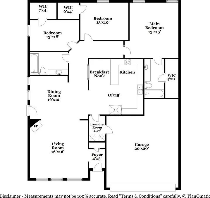 3 bed, 2.0 bath, 1593 sqft, $2,070 — Photo 2