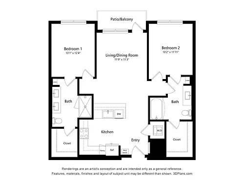 Floor plan B1
