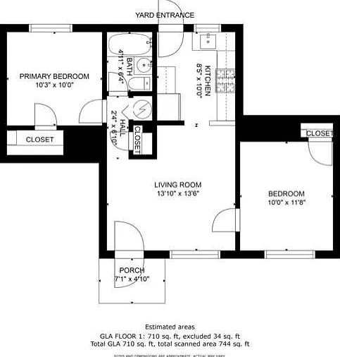 Floor Plan Robinson 2 bed Floor Plan Robinson 2 bed