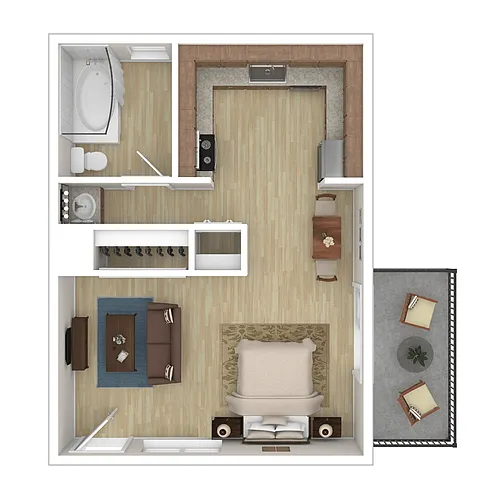 Floor plan STUDIO