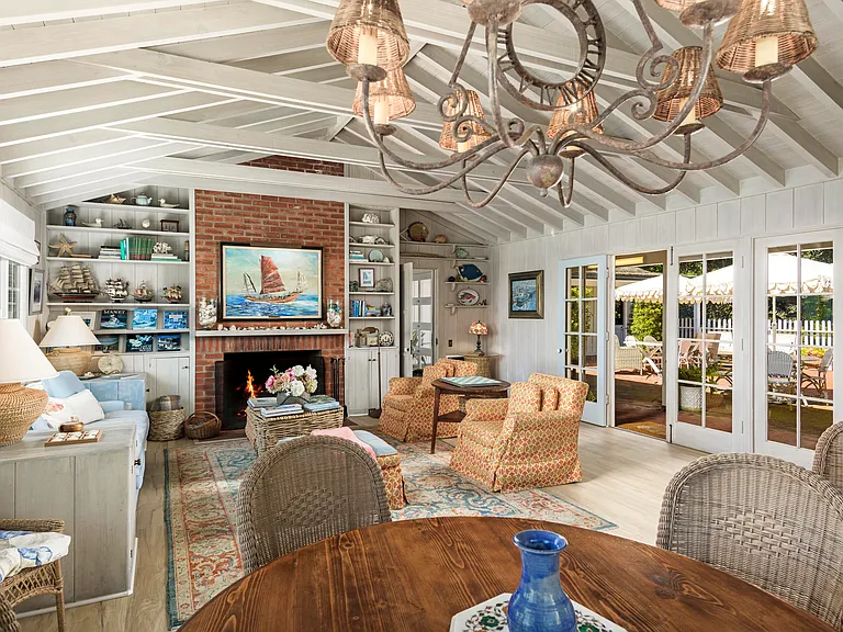 Open dining and living room.