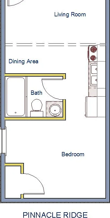 Pinnacle Ridge 1 Bedroom Floorplan -5_01242014