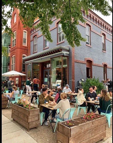 The Coffee Bar on S Street. (There has been an exterior painting update since this photo was taken.)