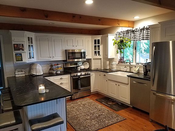 Soapstone counters. 