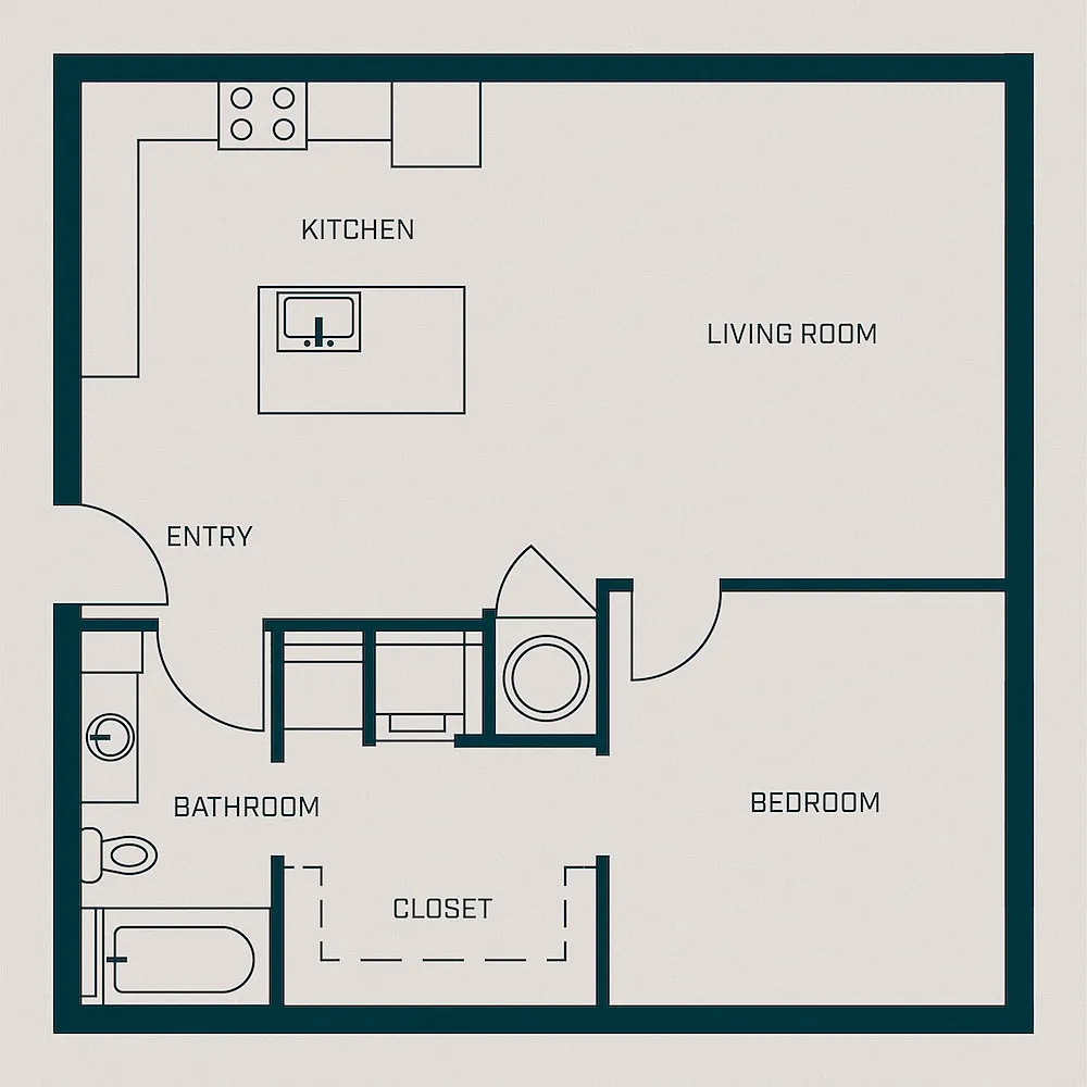 Floor plan The Dodge