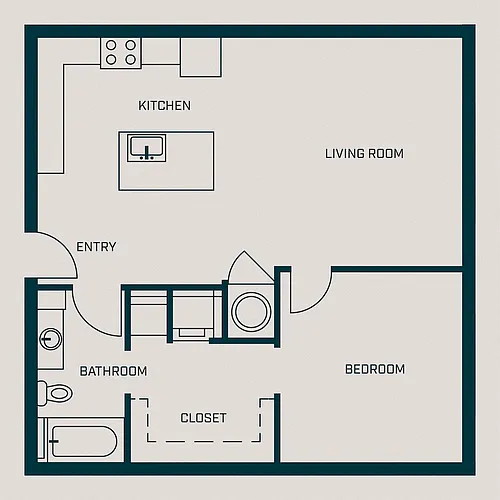 Floor plan The Dodge