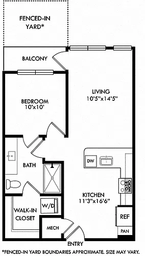 Floor plan Floyd with Fenced-in Yard