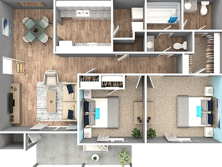 2 Bedroom 1.5 Bathroom 2 Bedroom 1.5 Bathroom