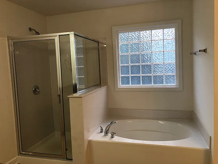 2nd floor master bath shower with separate spa