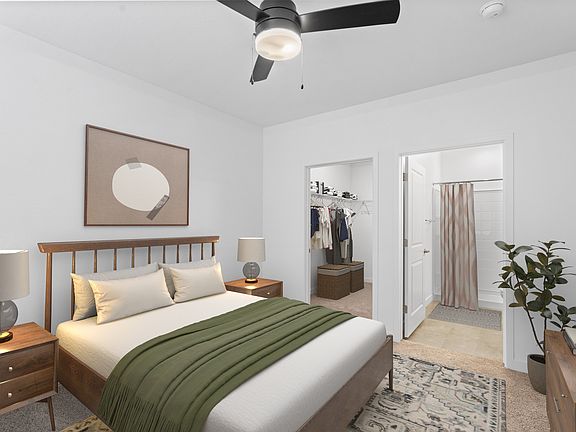 Virtually Staged Bedroom