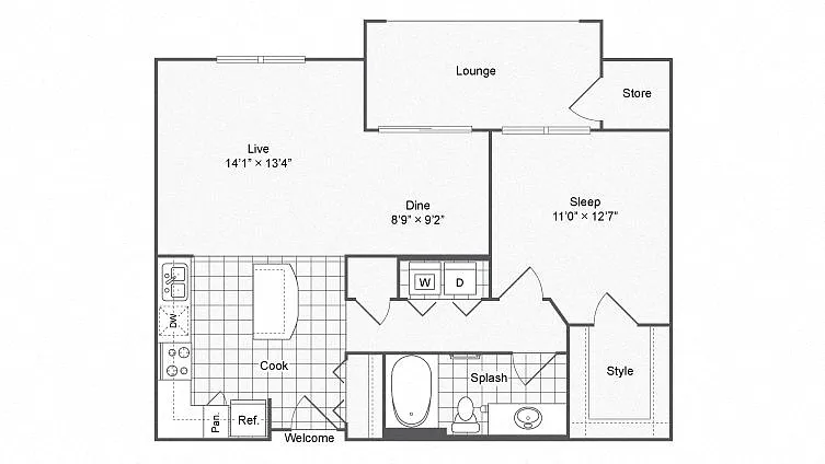 Floor plan A8