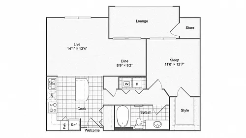 Floor plan A8