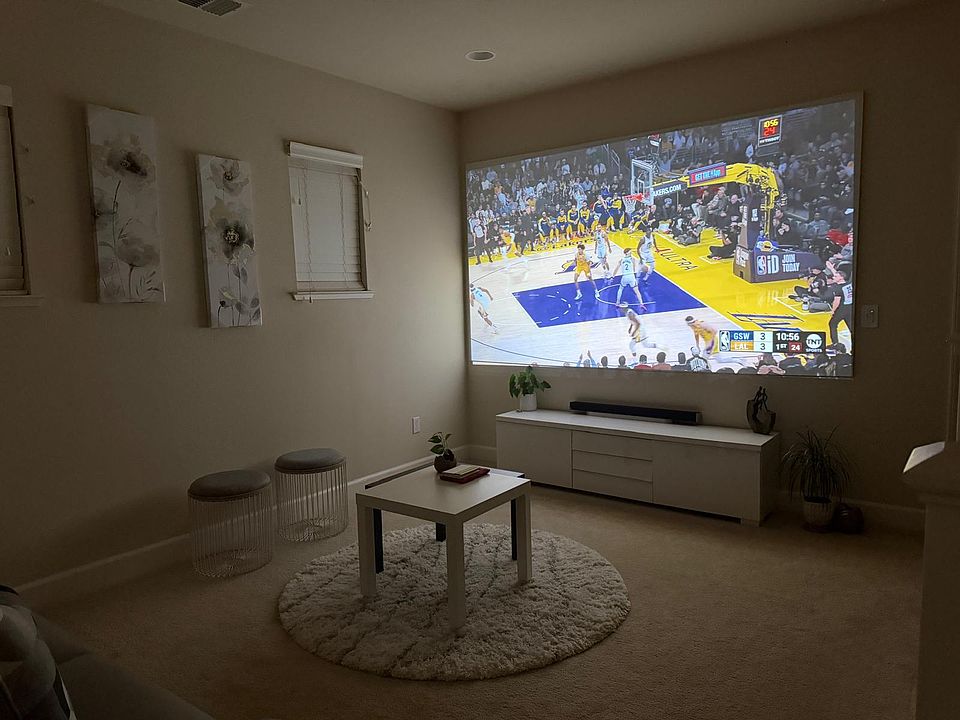 Enjoy movie nights and game nights with family and friends.