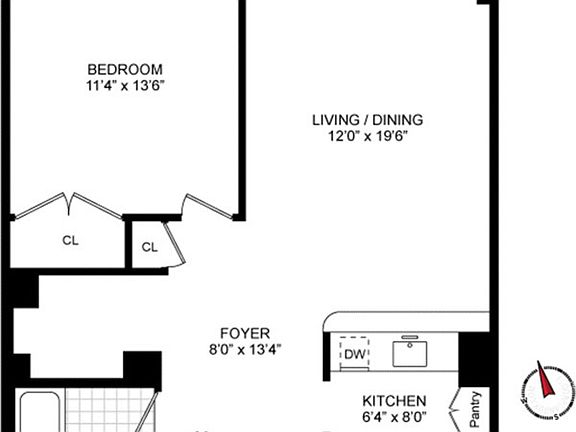 2nd image of 414 W 54th St APT 6C